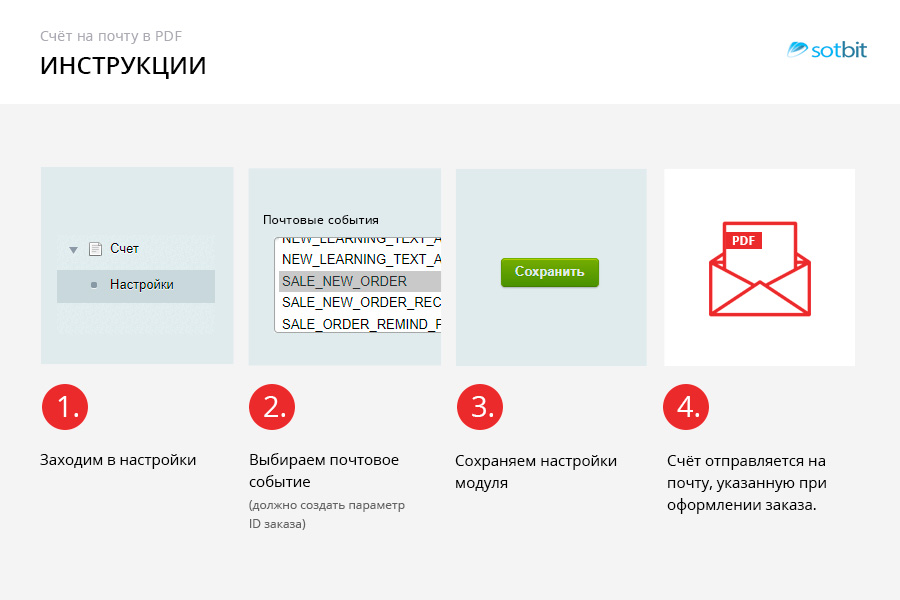 Сотбит: Счет на почту в PDF — скриншот 5
