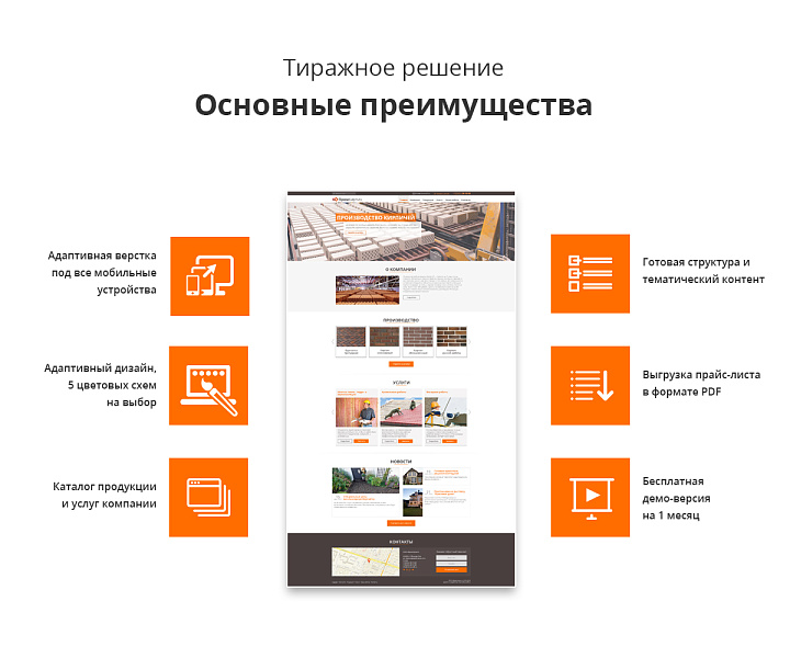 Адаптивный сайт производственной фирмы АСПФ — скриншот 3