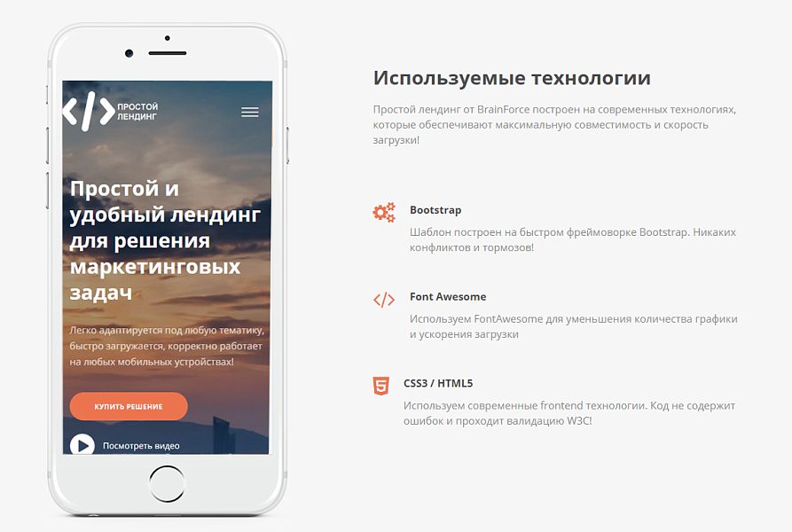 BF универсальный лендинг с поддержкой PHP 8 — скриншот 5