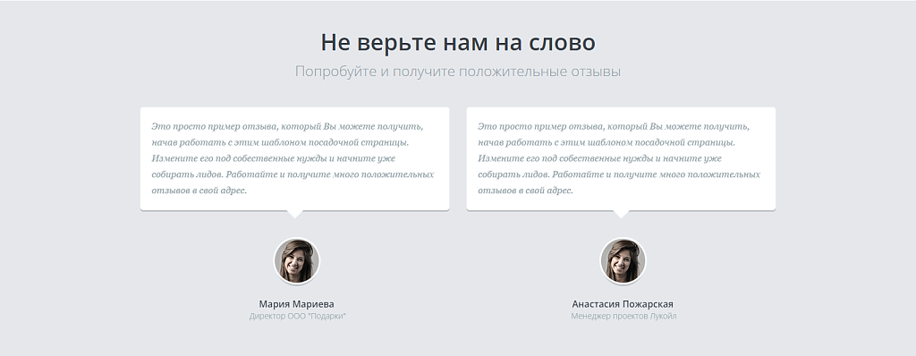ЛидоГенератор - шаблон Landing Page — скриншот 2