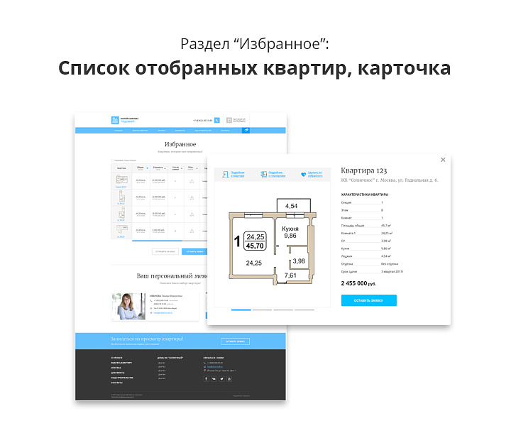 Адаптивный сайт застройщика (строительной компании) АСЗ — скриншот 12