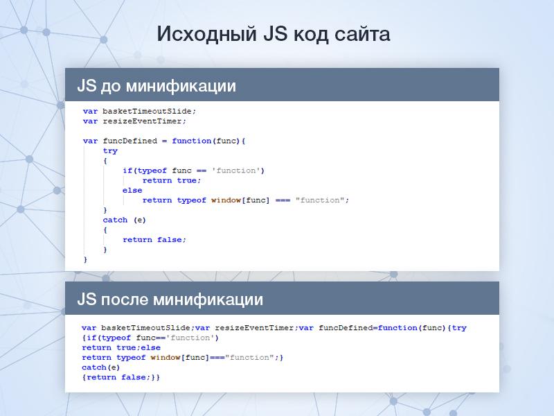 Минификация HTML/JS/CSS — скриншот 5