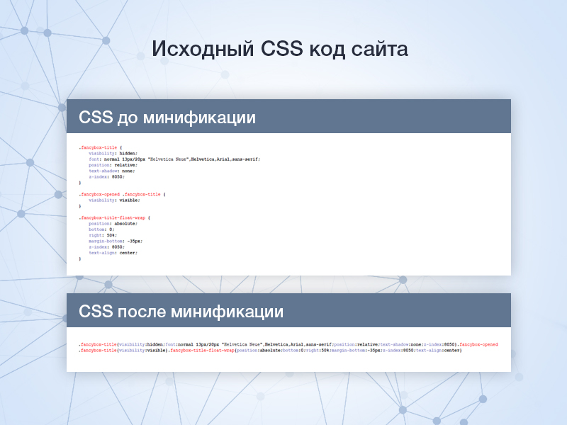 Минификация HTML/JS/CSS — скриншот 6
