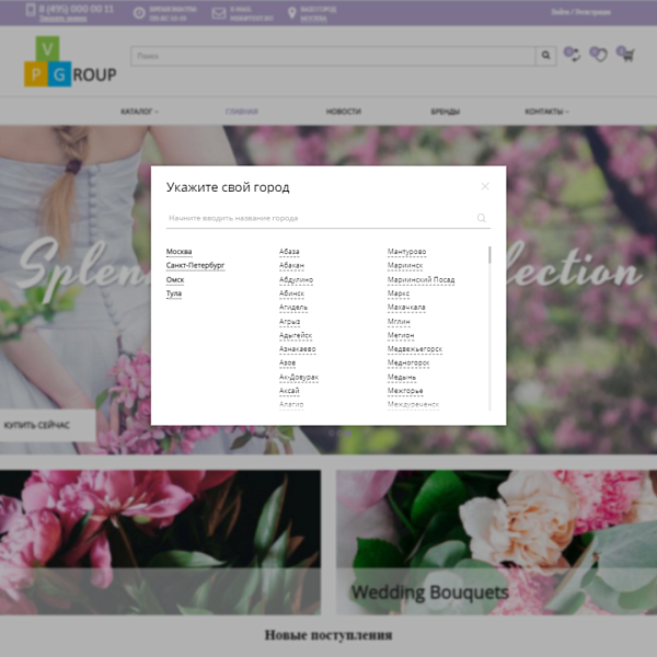 Pvgroup.Flower - Интернет магазин цветов, комнатных растений Начиная со Старта с конструктором 60152 — скриншот 4
