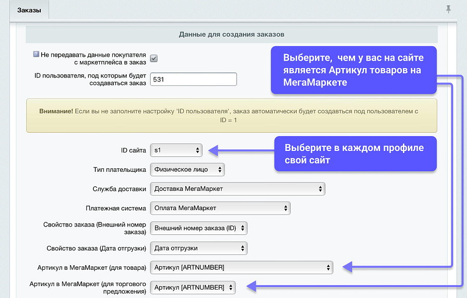 WBS24: Обработка заказов с МегаМаркет по API — скриншот 3
