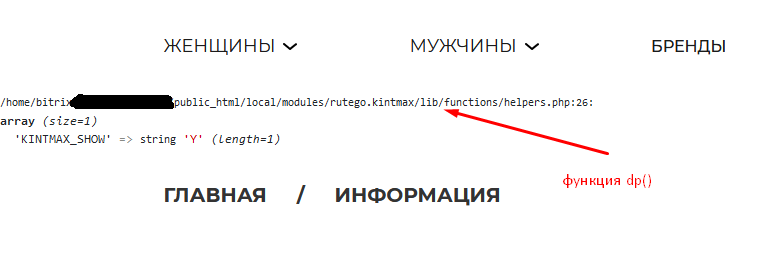 Отладчик KintMax (debuger). d(), s(), ds(), ss(), dp() вместо var_dump, var_export, print_r, pre — скриншот 5