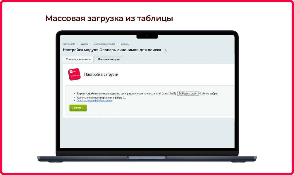 Bquadro: Словарь синонимов для поиска — скриншот 3