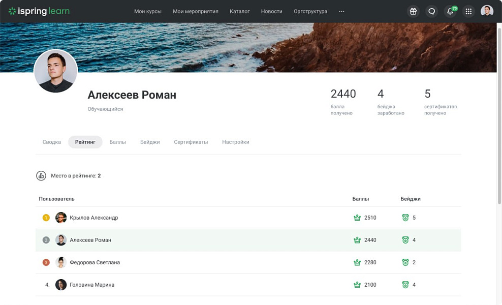 Магазин подарков ISpring — скриншот 2