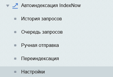 Автоиндексация IndexNow — скриншот 6