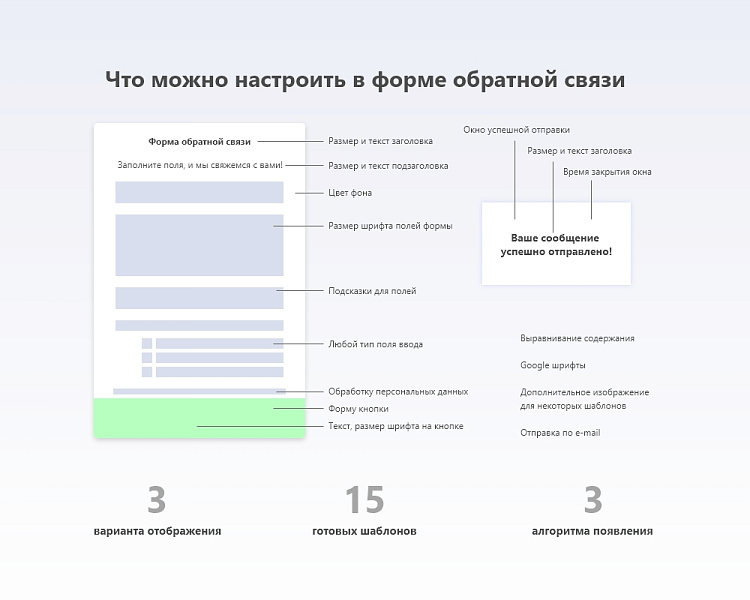 Клементин: форма обратной связи — скриншот 3