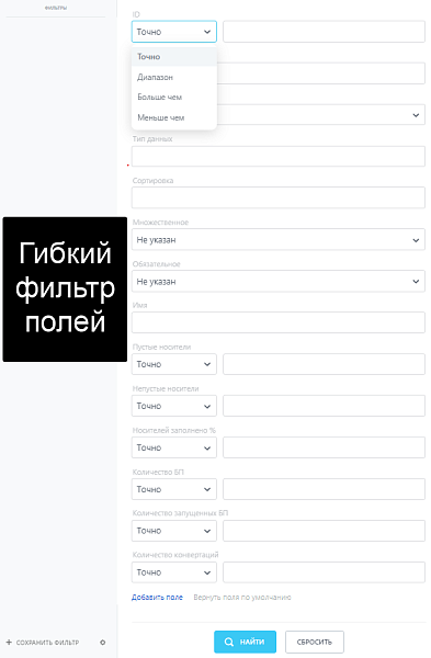 АйтиНебо: Пользовательские поля — скриншот 2