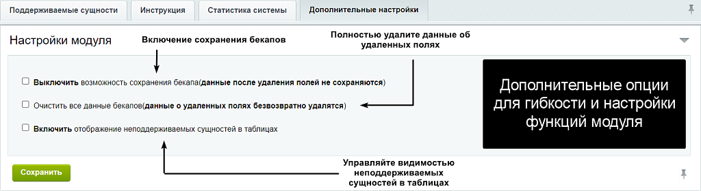 АйтиНебо: Пользовательские поля — скриншот 9