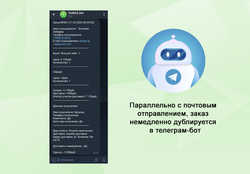 Магазин цветов и подарков, начиная со Старта. Flora Shop — скриншот 7