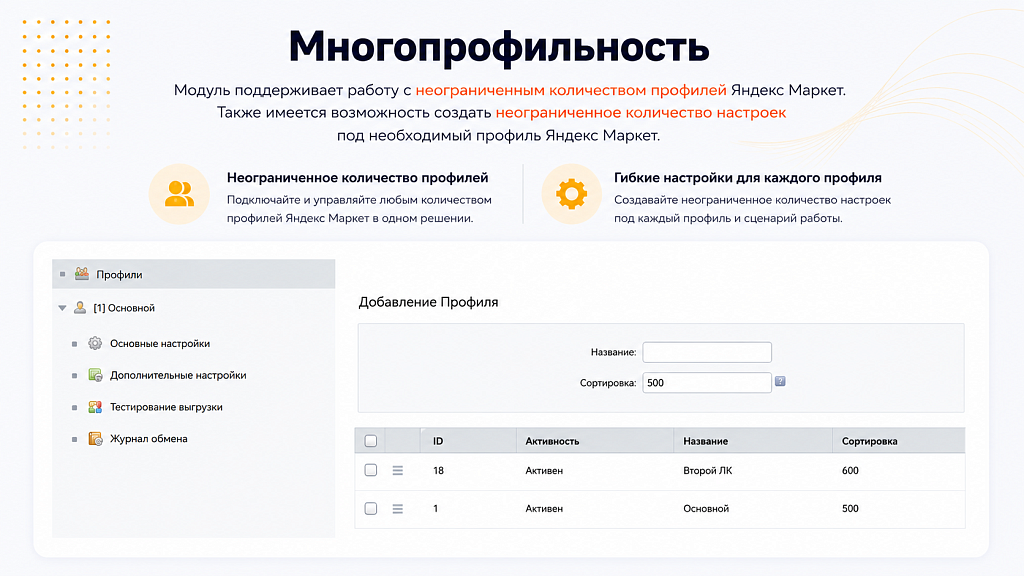 Интеграция с Яндекс Маркет — скриншот 2