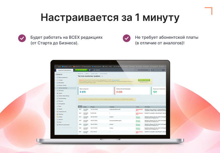 Антибот — защита сайта от ботов и парсеров — скриншот 4