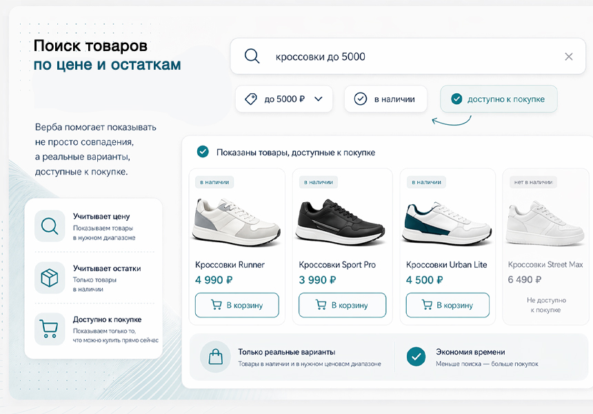 Дубовой: Верба - векторный умный поиск товаров через нейросети — скриншот 12