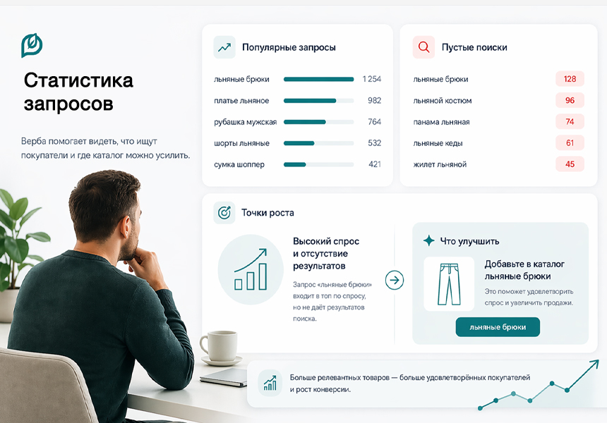 Дубовой: Верба - векторный умный поиск товаров через нейросети — скриншот 13