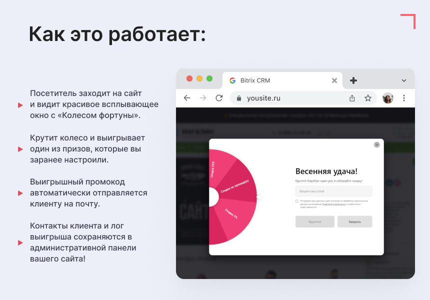 Goodsol: Колесо фортуны (Генератор лидов) — скриншот 3