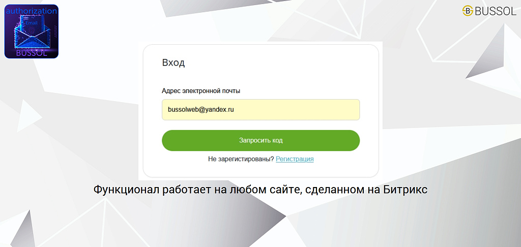 Bussol: Авторизация по E-mail — скриншот 3