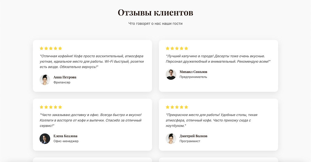 CoffeeWork - кофейня, кафе, пекарня или ресторан — скриншот 6