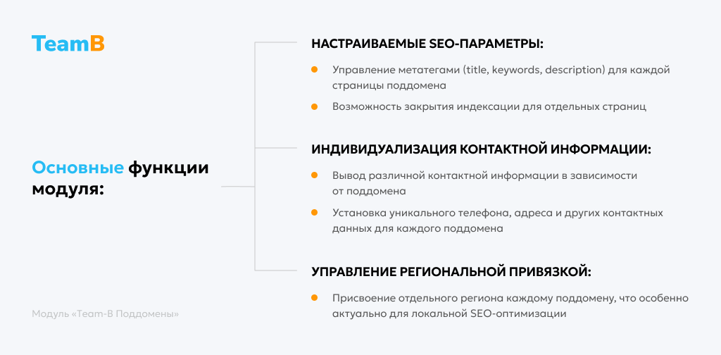 Team-B. SEO поддомены — скриншот 3